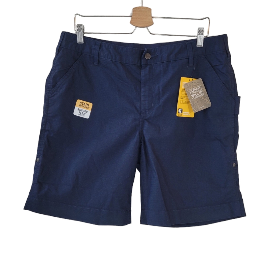CARHARTT Navy Original Fit Smithville Shorts‎ Size 16